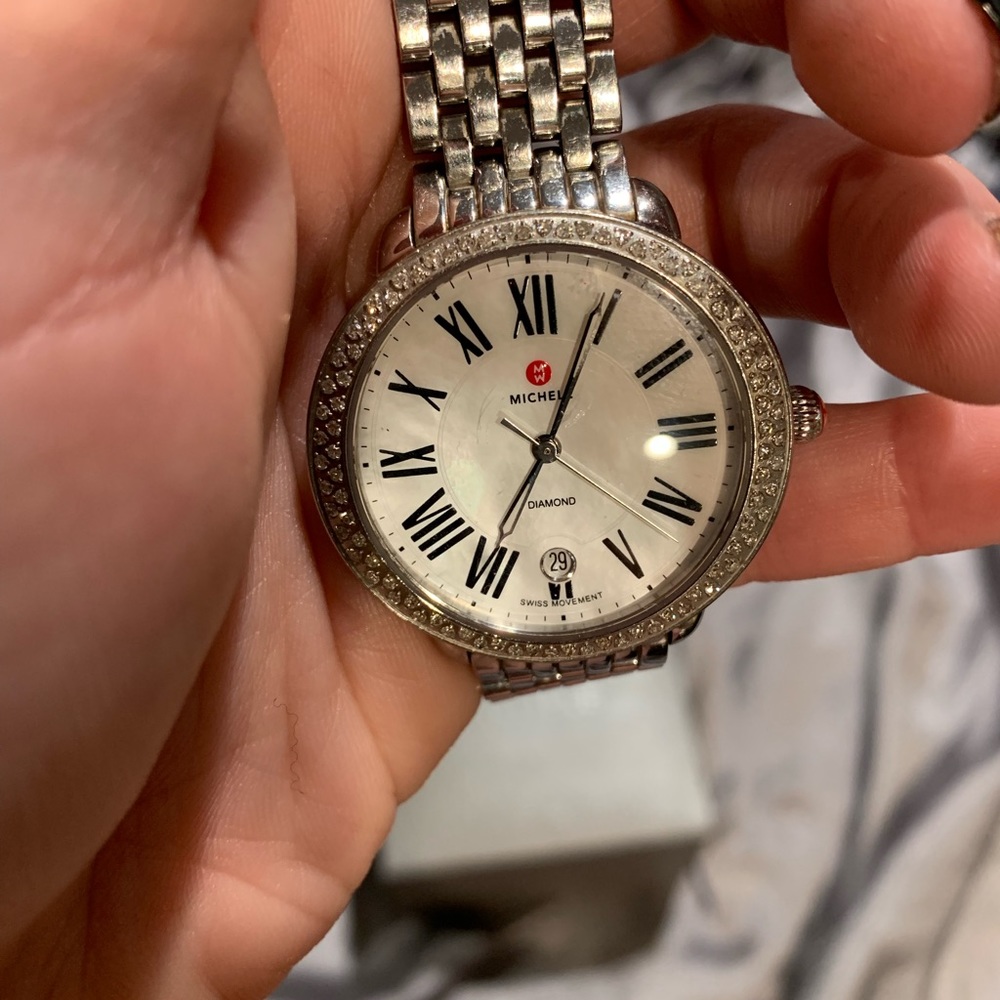 * SOLD *
Authentic Michele serein in diamond watch - Picture 6 of 6